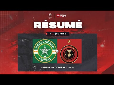 D1 Futsal - J4  Paris ACASA vs Toulon Elite Futsal