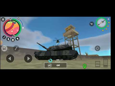 Drive army tank and fly Helicopter in Vegas crime simulator || Vegas crime simulator gameplay