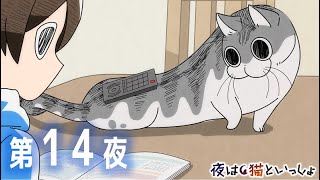 ツチネコ( ^∀^) - アニメ『夜は猫といっしょ』第14夜「ネコに乗せたくなる」