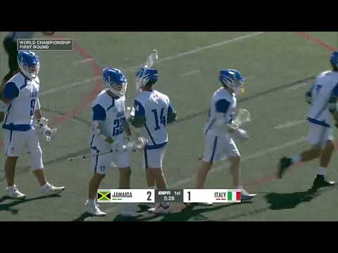 Jamaica vs Italy Men's World Lacrosse Championship 2023 1st Round