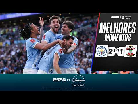 Gols e lances de Manchester City x Southampton