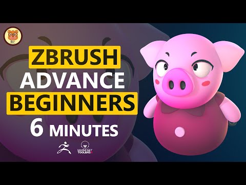 Zbrush for Advance Beginners in 6 minutes by Brown Bear Animation✌