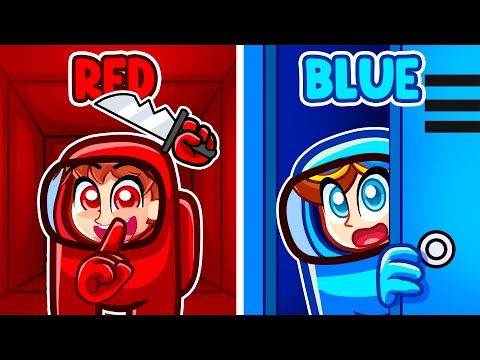 ONE COLOR HIDE AND SEEK in Among Us!