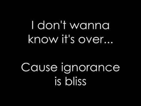 Hinder - Bliss (I don't wanna know) + lyrics