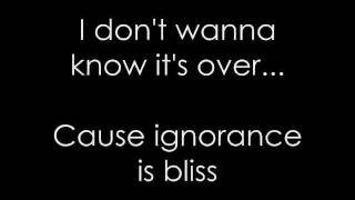 Hinder - Bliss (I don't wanna know) + lyrics