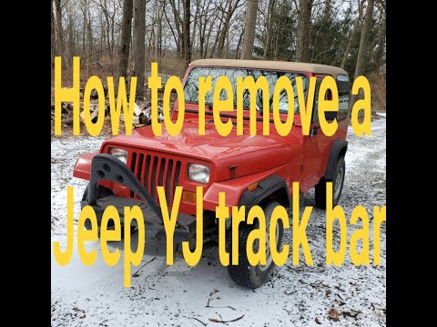 How to remove Jeep YJ Track bar/ Install Bushings