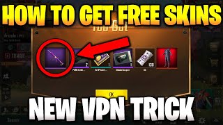 PUBG MOBILE NEW TRICK to GET FREE SKINS | NEW VPN TRICK TO GET FREE SKINS, CRATES AND UC PUBG MOBILE