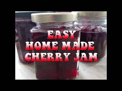 Easy Cherry Jam Recipe - Homemade sour cherry jam in only 30 minutes!