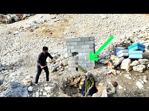 🔥When the shovel hits the bone; a buried secret under the nomad tent! 😱⛏️