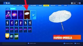 How to Unlock "DIAMOND UMBRELLA GLIDER" FREE in Fortnite (FREE Diamond Glider)