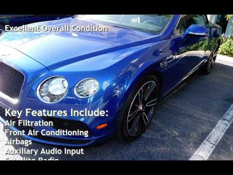 2016 Bentley Continental GT V8 S (CC-1627045) for sale in Boca Raton, Florida