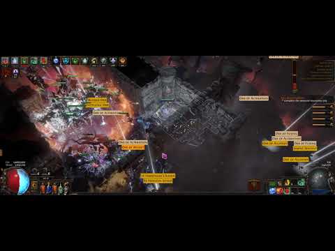 PoE Scourge 3.16 - Skeleton Mages / Frost Scout Summoner  - Nemesis 5 beyond map.