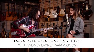Video thumbnail for 1964 Gibson ES-335 TDC played by Sam Woods with vocal performance by Sydney Layne | Nashville, TN by Gruhn Guitars