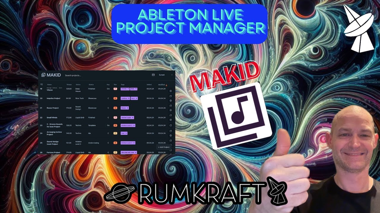 MAKID - Ableton Live Project Manager - Rumkraft music production tutorial video