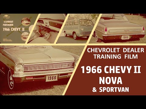 Thumbnail for 1966 Chevy II Nova, SS, 100, and Sportvan - Chevrolet Dealer Sales Training Film - (327 L79) by Chevrolet, video, WiLL, Van, vide, General Motors