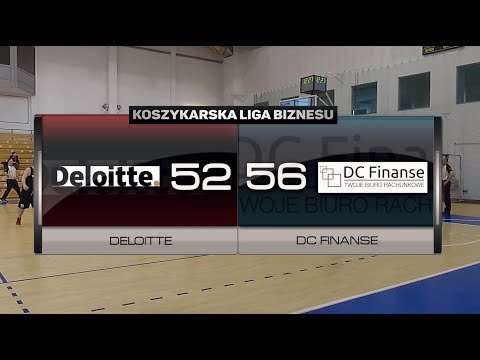 Deloitte vs DC Finanse - VIII kolejka - Grupa B Poznań - Koszykarska Liga Biznesu