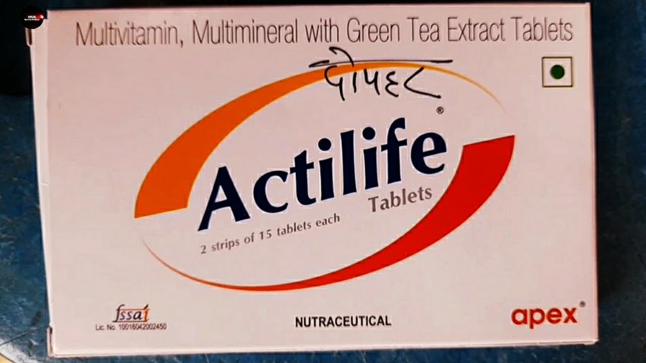 Actilife Tablet Benifits Ingredients MultiVitamin & MultiMineral actilife tablets uses in hindi