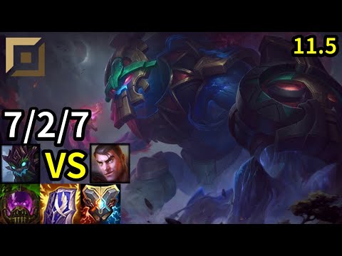 Maokai Top vs Jayce - KR Grandmaster | Patch 11.5