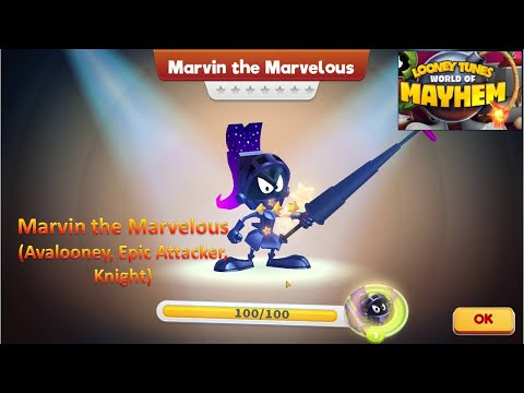 [*/\*] Looney Tunes World of Mayhem - Unlock Marvin the Marvelous (Avalooney, Epic Attacker, Knight)