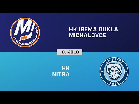 10. kolo: HK Dukla Ingema Michalovce – HK Nitra 1:2 (HIGHLIGHTY)