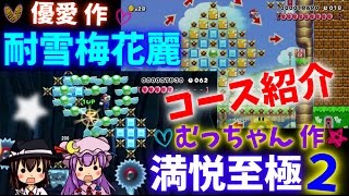 満悦至極２ ＆ 耐雪梅花麗☆超鬼畜なスピランクリチェ動画【マリオメーカープレイ動画】