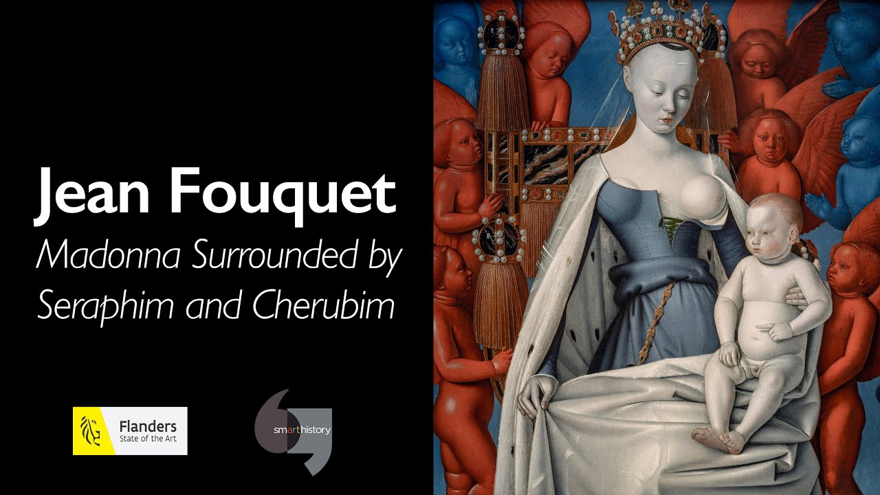 Jean Fouquet, Madonna Surrounded by Seraphim and Cherubim