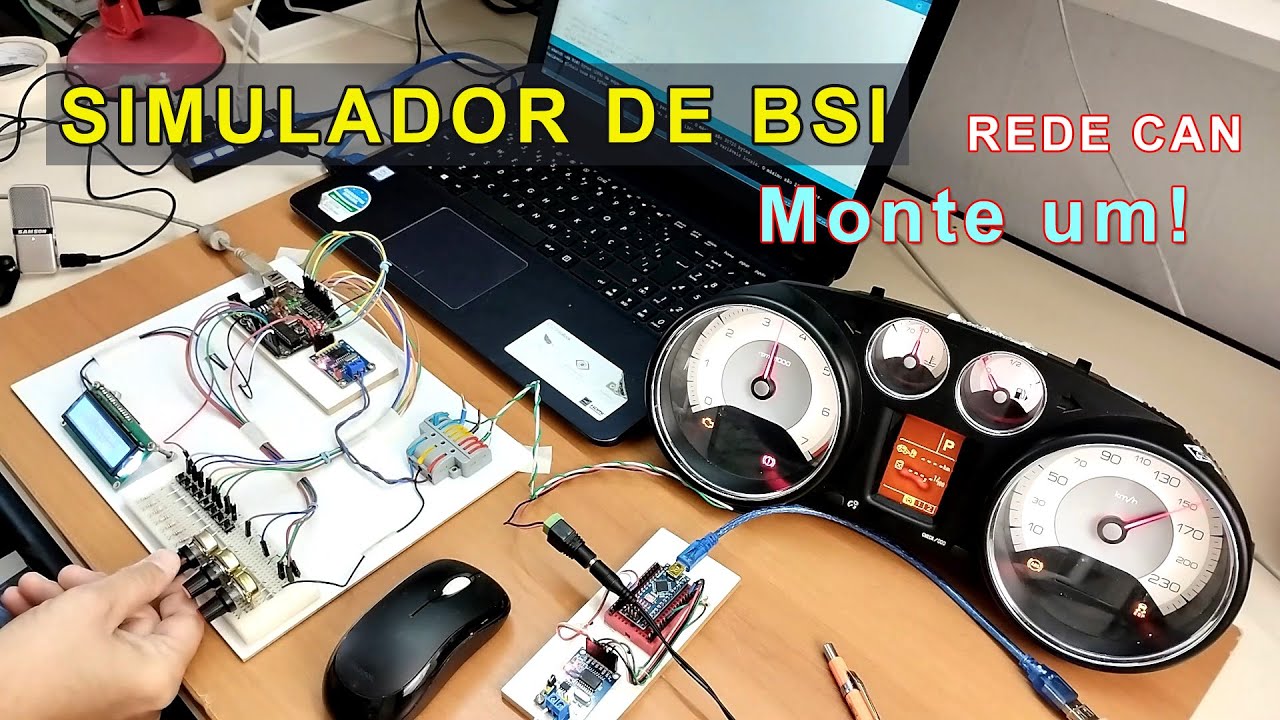 Construa um simulador de BSI para painéis e rede CAN