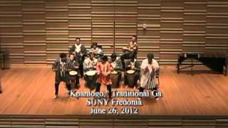 SUNY Fredonia African Drumming Ensemble Performs 