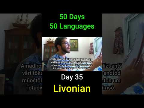 Livonian - 50 Days 50 Languages (Day 35)