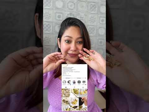 my top 3 anti tarnish jewelry favourites in india✨😍 #shorts #youtubeshorts #ashortaday #jewellery