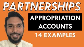 Partnerships | Appropriation accounts | 14 worked examples | CSEC PoA