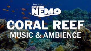 Finding Nemo | Disney Music &amp; Ambience - Coral Reef Underwater Sounds for Sleep, Study, Relaxation