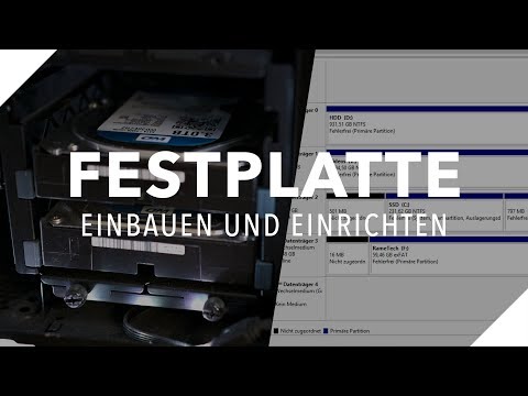 How to: HDD einfach EINBAUEN und EINRICHTEN