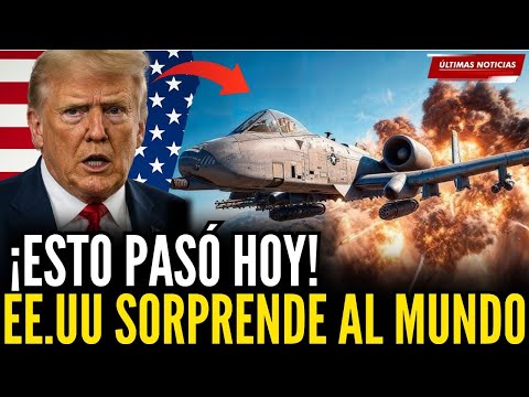 ¡ÚLTIMA HORA! Venezuela en SHOCK Por Lo Sucedido Con Docenas De A-10  Warthog De EE.UU en el Caribe