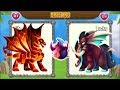 Magma Dragon Vs Elephant Dragon Dragon City RARE BREEDING DRAGON