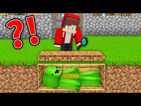 Why JJ BURIED Mikey ALIVE in Minecraft ? (Maizen)