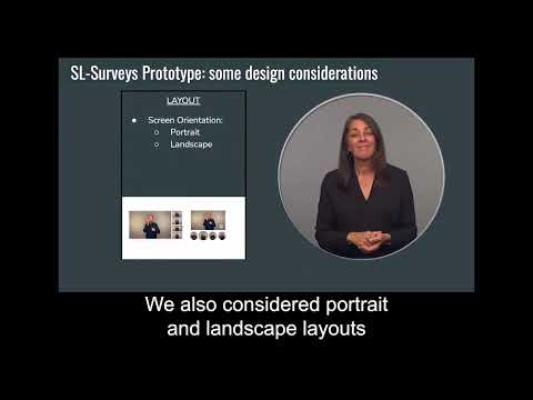 ASSETS 2023: Online Surveys in ASL