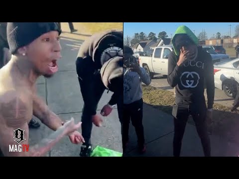 NLE Choppa Battles NBA Youngboy Lookalike In The Trenches Of Memphis! 🐍