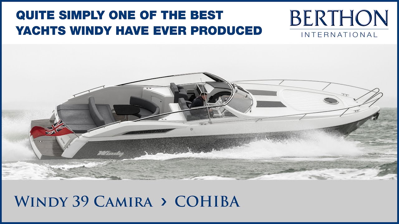 [OFF MARKET] Windy 39 Camira (COHIBA) Sea Trial - Yacht for Sale - Berthon Int.