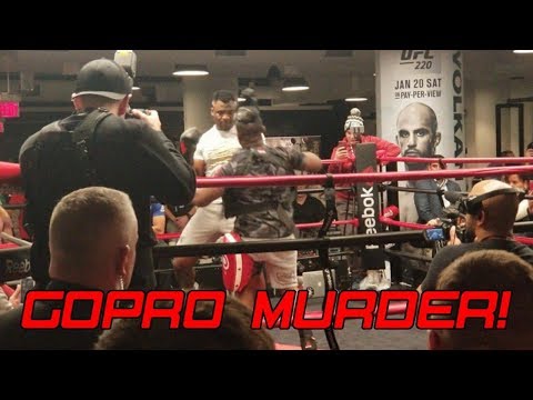 Francis Ngannou GoPro Murder!!!!