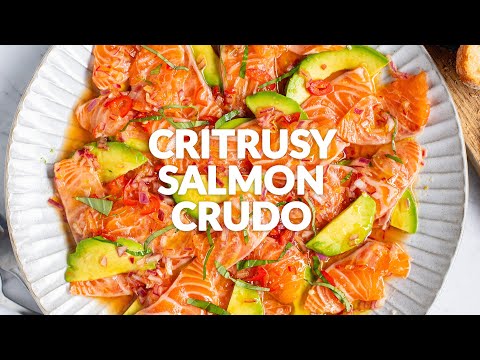 SALMON CRUDO | With Citrus Dressing