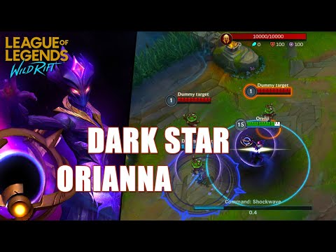 DARK STAR Orianna - LoL WILD RIFT Skin Spotlight