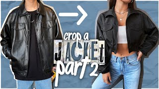 How To Crop A Jacket l DIY | The Tall Tailor
