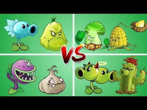 Random 4 team plants strongest - Plants vs Zombies Battlez | STICK GAMING