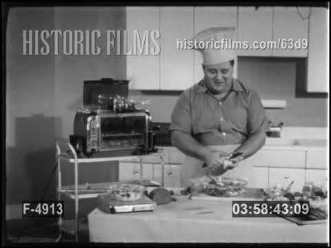 How to Make a Smorgasbord with NY local cooking celebrity Lester Morris circa 1960s