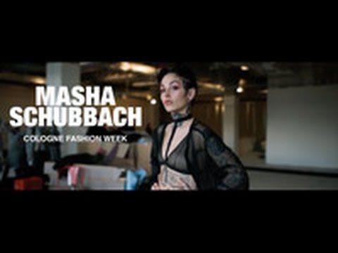 Masha Schubbach at Cologne Fashion Week - Behind the scenes