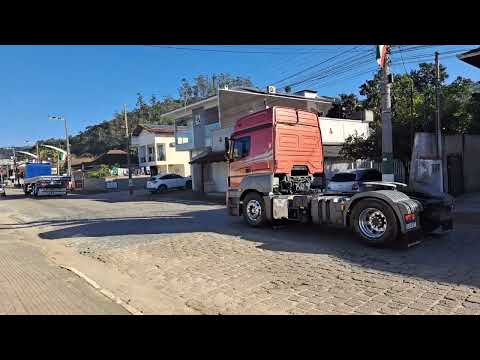 Carreata da festa de  São Cristóvão.          (Nova Trento  , s.c) 