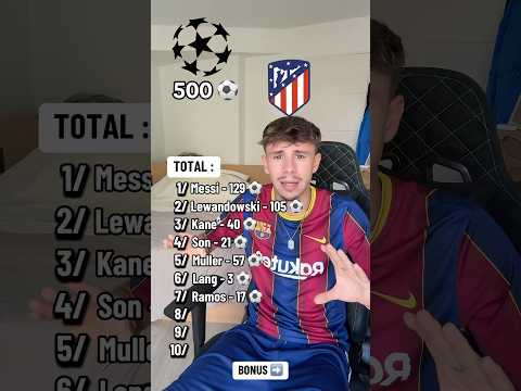 500 BUTS EN LDC ! ⚽️🔥✅