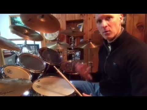 6/8 syncopation on the drumset.