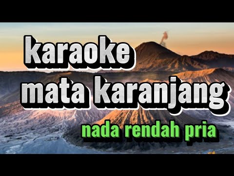 karaoke || mata karanjang || nada pria rendah